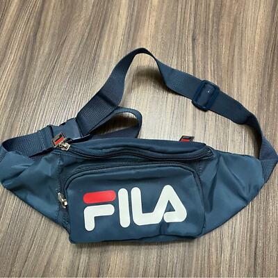 Fila Navy Blue Fanny Pack logo waist bag