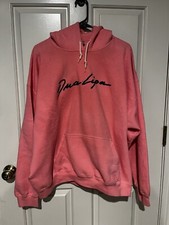 Dua Lipa Hot Pink Pullover Hoodie XL Unofficial Merch
