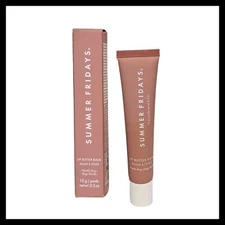 Summer Fridays VANILLA BEIGE Lip Butter Balm 0.5oz/15g Full Size New in Box