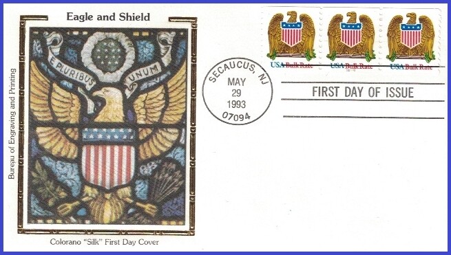 USA5 #2603 Pl #11111 U/A COLORANO SILK FDC PNC3 Eagle & Shield | eBay