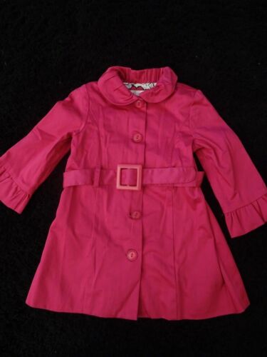 Cappotto trench rosa per ragazze Maggie & Zoe nuovo senza etichette - 18 mesi - Foto 1 di 2