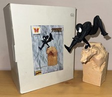 Attakus Symbiote Black Spider-Man Porcelain Statue 1/10 Scale 11" POWB