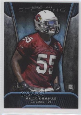 2013 Bowman Sterling Blue Refractor 22/99 Alex Okafor #62 Rookie RC 0o9