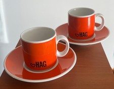 VINTAGE ANNI ‘70/80 LOTTO 2 TAZZE TAZZINE HAG CAFFE'