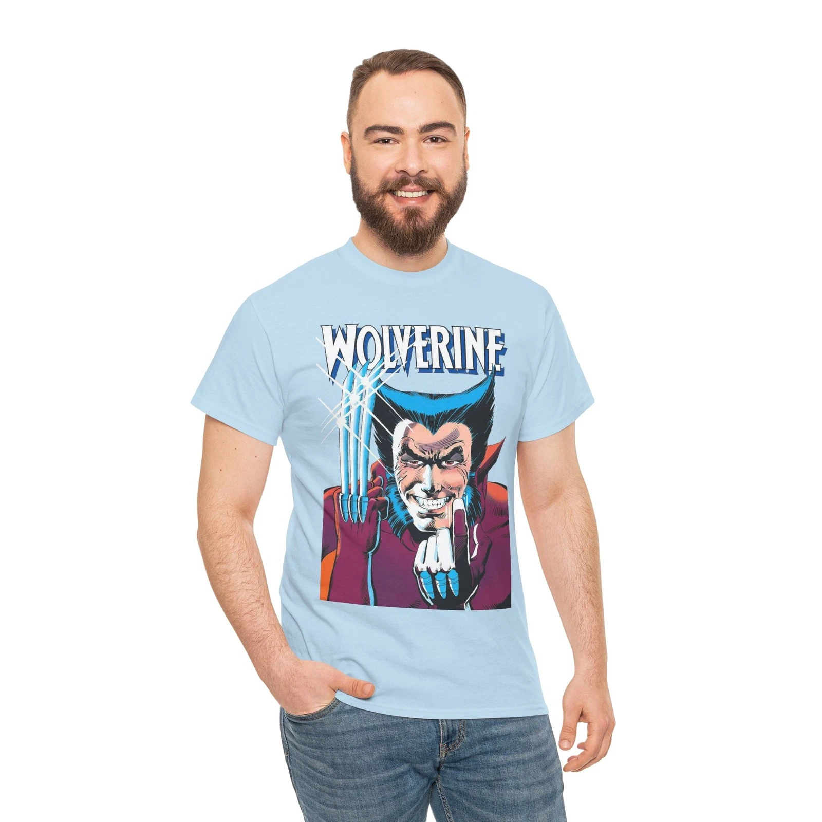 Wolverine T-Shirt - Frank Miller 1982 Cover Art - Marvel Comics - X-Men, Logan