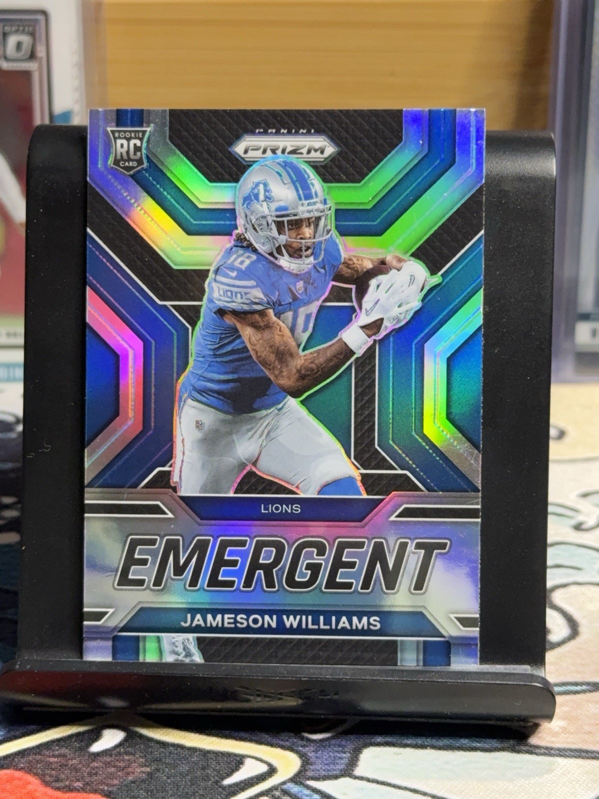 2022 Panini Prizm - Emergent Jameson Williams #E-9 Silver Prizm (RC)