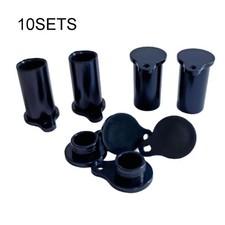 Black Silicone Dust Cap for Solar Photovoltaic Panel Connectors 10 Sets