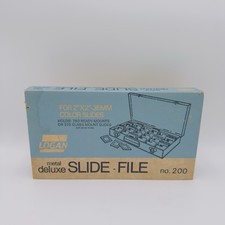 VTG Logan Metal Slide File No 200 35mm Storage Case New In Box archival storage