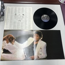 Michael Jackson Thriller Lp Vinyl 1982 1st Press MISPRINT QE 38112 Ships In Box