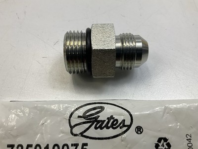 Male O-Ring Boss To Male JIC 37° Flare, 7/8-14'' ID Thread, 3/4-16 OD Thread
