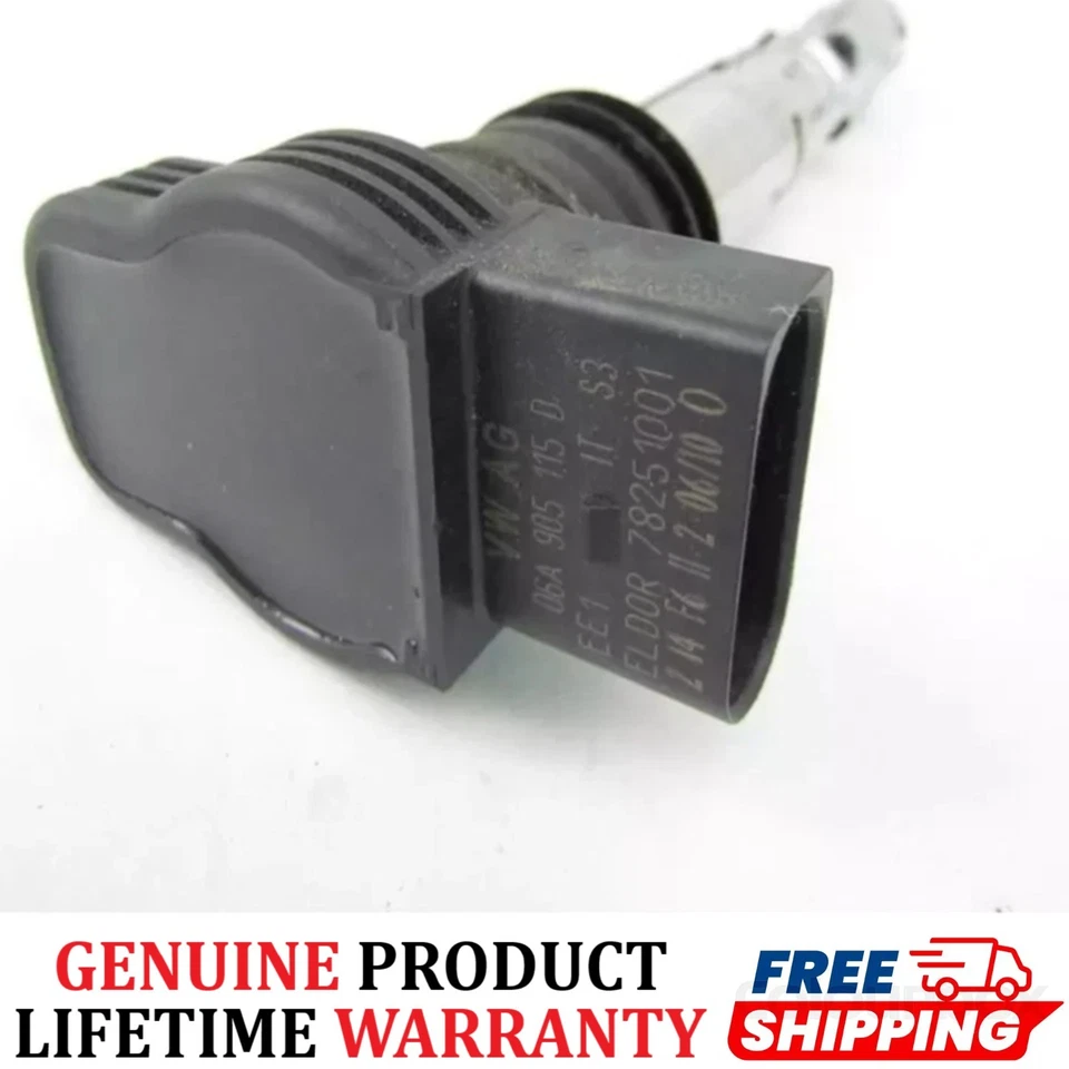 x4 06A905115D VW Ignition Coils For 1999-2007 Volkswagen Audi 1.8L 2.7L GENUINE - Image 3 of 4