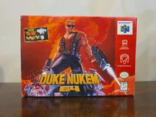Duke Nukem Game Cartridge  Original Box & Manual  Nintendo 64 N64 Game