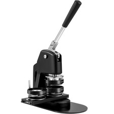 Badge Pin Press 2-in-1 Machine 1.25" 2.25" with Free Accessories