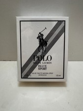 Polo Ralph Lauren Blue Sport Eau De Parfum 4.2 oz / 125 ml New White Box Sealed