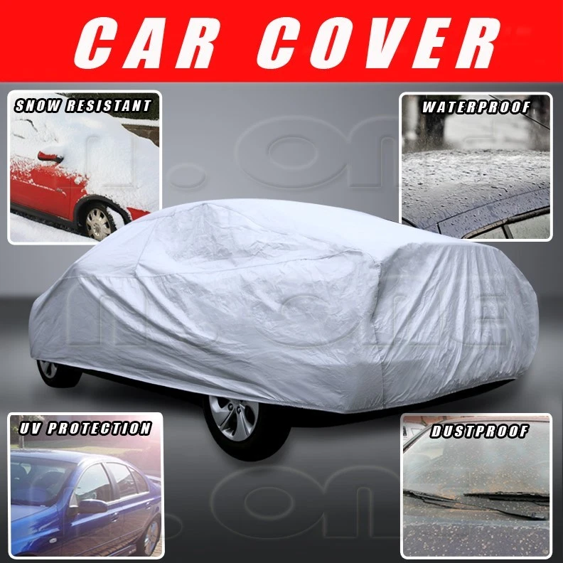 Fit Mercury Sedan Car Cover Waterproof Surface UV Sun Rain Wind Dust Protection Foto 2 de 4