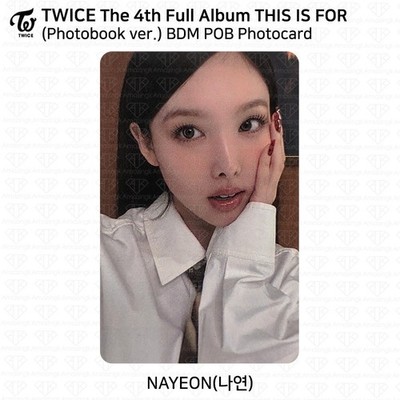 TWICE 4th Full Album THIS IS FOR BDM POB Photocard Benefit