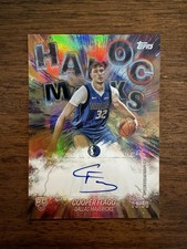 2025-26 TOPPS NBA HAVOC MARKS COOPER FLAGG ROOKIE CARD RC ON-CARD AUTO GOLD /50