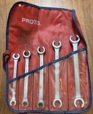 Proto Professional Metric Line Wrench Set 5 Pc. With Pouch Made In Usa Proto Professional Metric Line Wrench Set 5 Pc. With Pouch Made In Usa