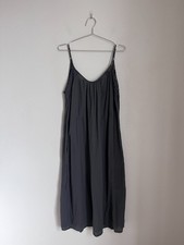 Aerie Breezy Midi Sundress in Charcoal Size MEDIUM