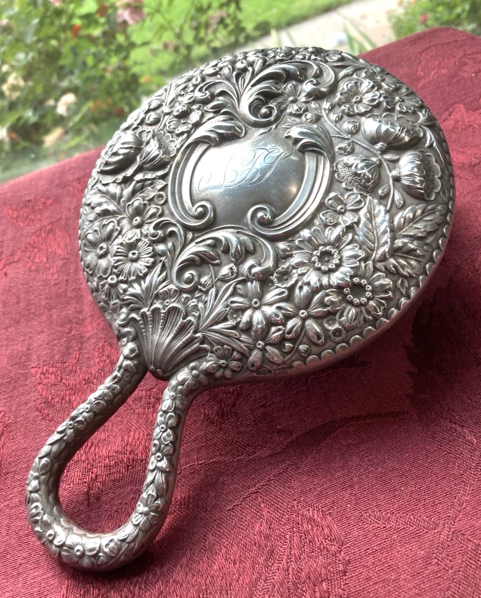 25+ Silver Hand Mirror Antique Us Sterling Brushes & Grooming Sets