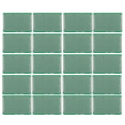 20 pcs FR4 PCB Boards for Easy Soldering and for custom Electronics Projects