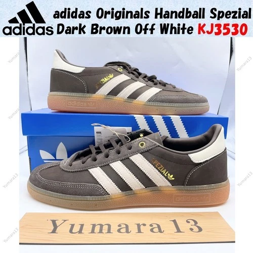 adidas Originals Handball Spezial Dark Brown Off White KJ3530 Men's Size