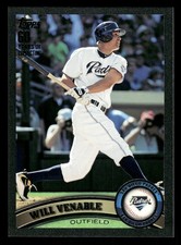 Will Venable San Diego Padres 2011 Topps Black #463 SN /60