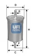 Filtre à carburant Hyundai ACCENT