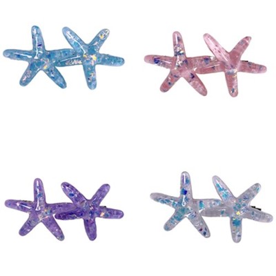 Multi Functional Starfishes Hair Clip Hairpin Ornament For Travel And Daily Use