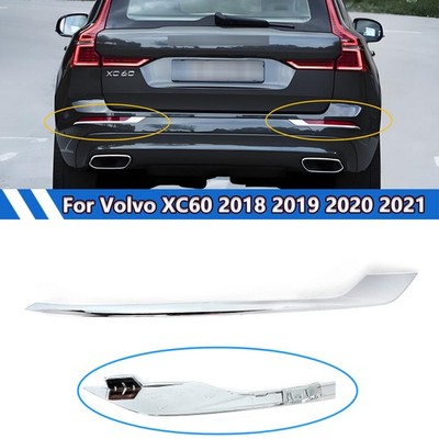 Rear Bumper Molding Trim Fog Light Chrome Strip For Volvo XC60 2018-2023 Left LH