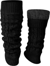 Winter Fleece Lined Leg Warmers for Women