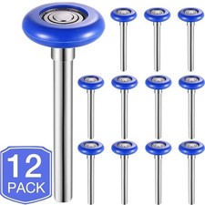 12 Quiet Garage Door Rollers Nylon Door Wheels Replacement With 6200ZZ Bearing