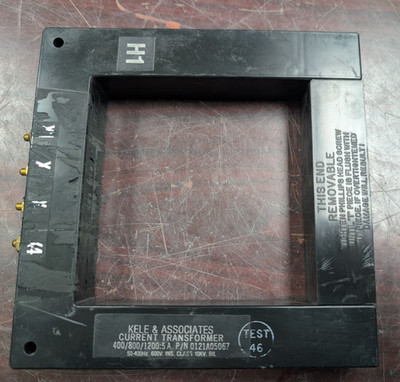   KELE & ASSOCIATES 10 KV CURRENT TRANSFORMER 600 VAC 1200:5 0121A05067