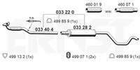 Ernst MittelschalldäMpfer Set 033220 FüR Opel Meriva X03 GroßRaumlimousine E75
