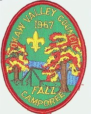 Fall Camporee Scout Patch Okaw Valley Council 1967