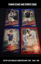 Panini Stars & Stripes 2026 Parallel Lot of 4 