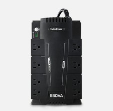 CP550SLG Standby UPS Battery Backup and Surge Protector, 550VA/330W, 8 Outlet...