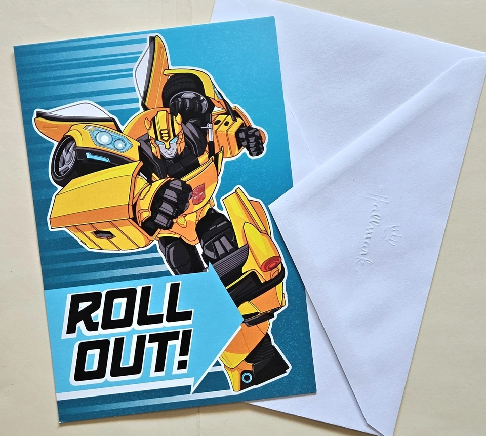 Happy Birthday, Boy ! / Transformers Greeting Card (incl. Envelope 5×7") - Image 4 of 4
