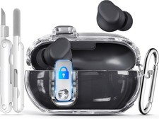   3-in-1 Secure Lock  Case for Beats Solo Buds 2024 with Cleaning Kit  Keycha...
