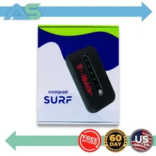 T-Mobile Coolpad Surf CP332A Black WiFi HotSpot Modem, Up to 15 Devices, 4G LTE