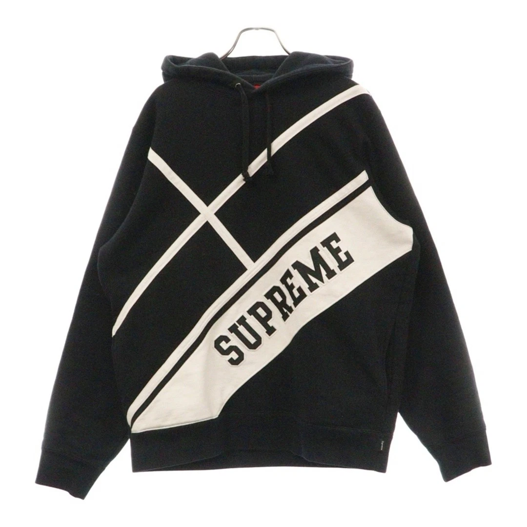 Sweat à capuche diagonal SUPREME 18SS Diana Golf sweat à capuche pull noir occasion 9f