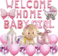 Babyparty Deko MäDchen Willkommen Zuhause Set FüR Baby Girl Feier