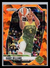 2024 Panini Prizm WNBA #55 Gabby Williams Ice Orange Prizms