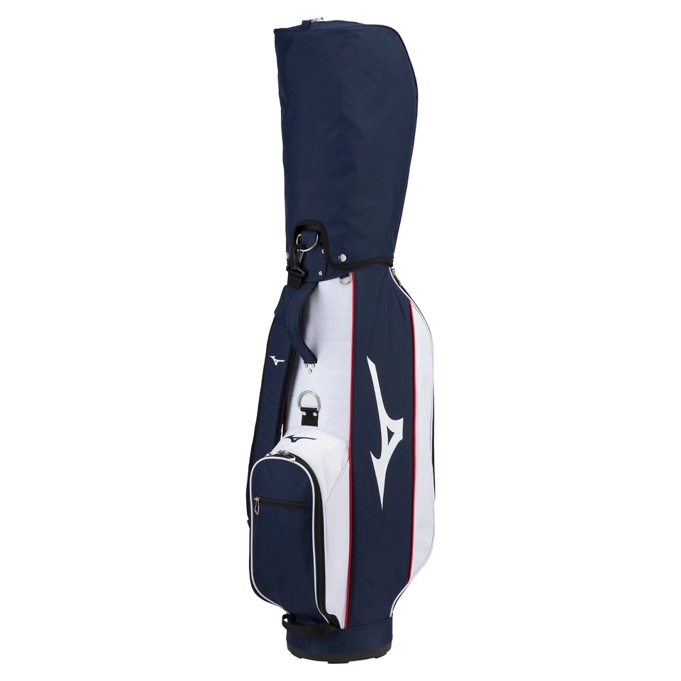 Bolsa de carro delgada compacta MIZUNO Golf NX.1 9 x 47" ligera 2023 negra × azul Foto 2 de 4
