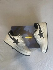 JJJJound x Bapesta 'White Navy' – Size UK 8  M