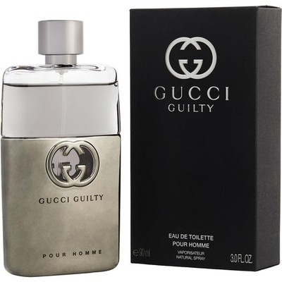 GUCCI GUILTY POUR HOMME * Cologne for Men * EDT * 3.0 oz * BRAND NEW IN BOX