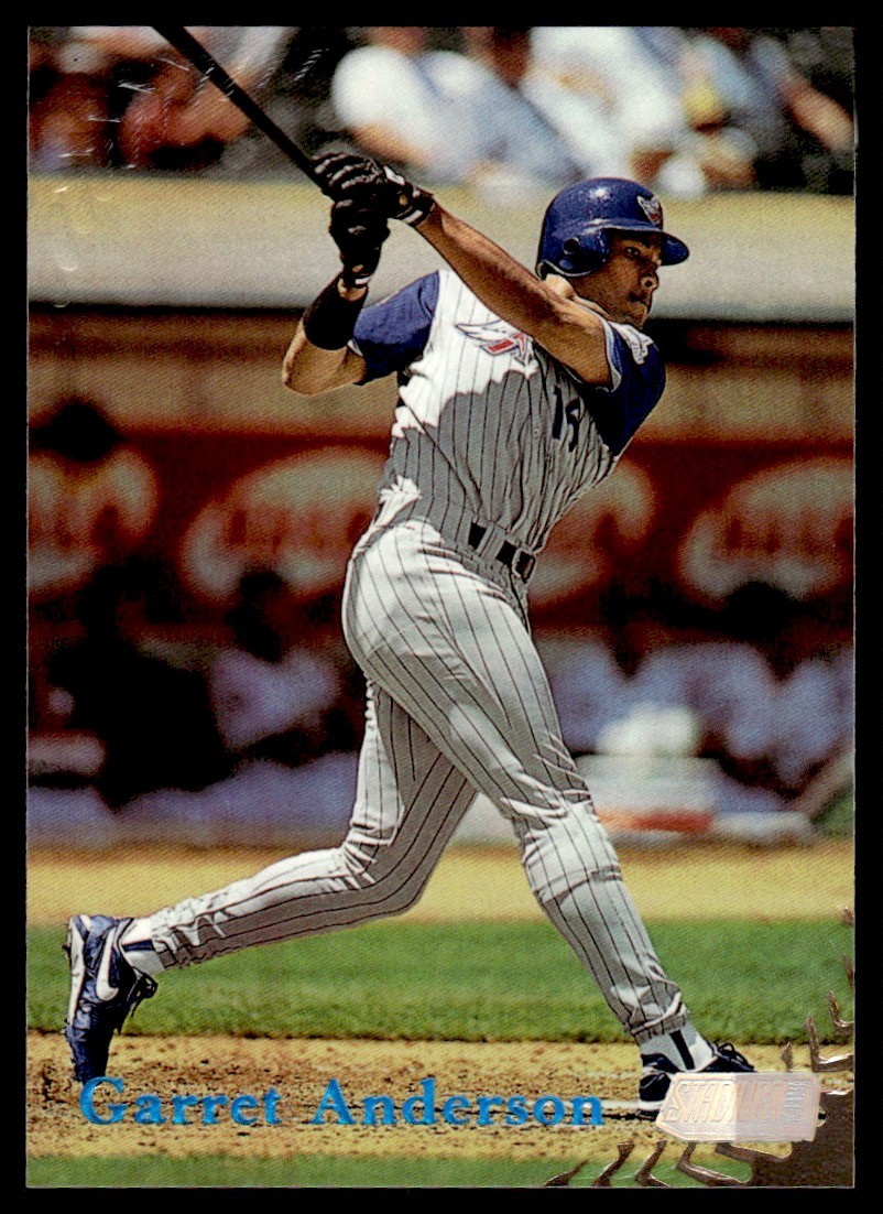 1998 Stadium Club #124 Garret Anderson – Angels