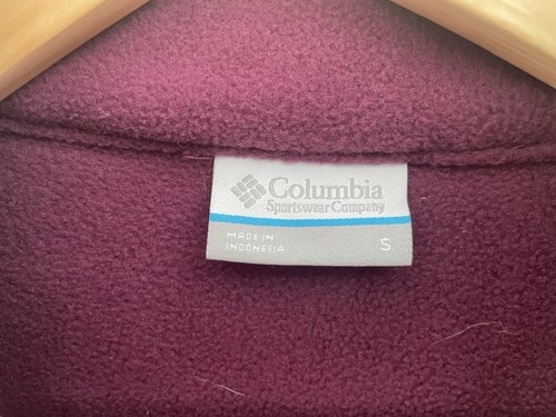 Columbia Damen Colorblock Cozy Fleece Full-Zip Langarm Jacke Pink Maroon S - Bild 2 von 6