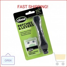Slime 20483 Skabs Bike Tire Repair Peel-and-stick Patches With Tire Levers