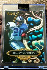 BARRY SANDERS 2026 WILD CARD SWEET BLUE HEARTS # 1/3 DETROIT LIONS